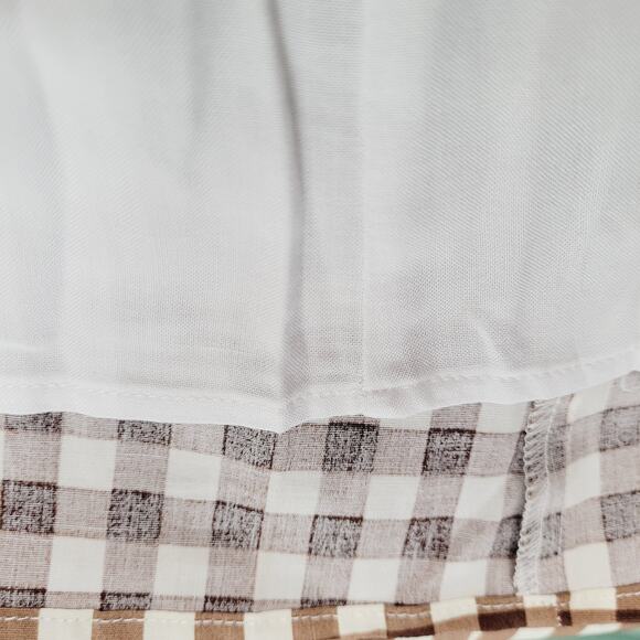 Show Me Your MuMu Brown Gingham Maxi Dress - Picture 4 of 7